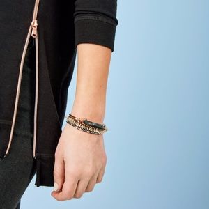 Rose Gold Stone Rebel Bracelet